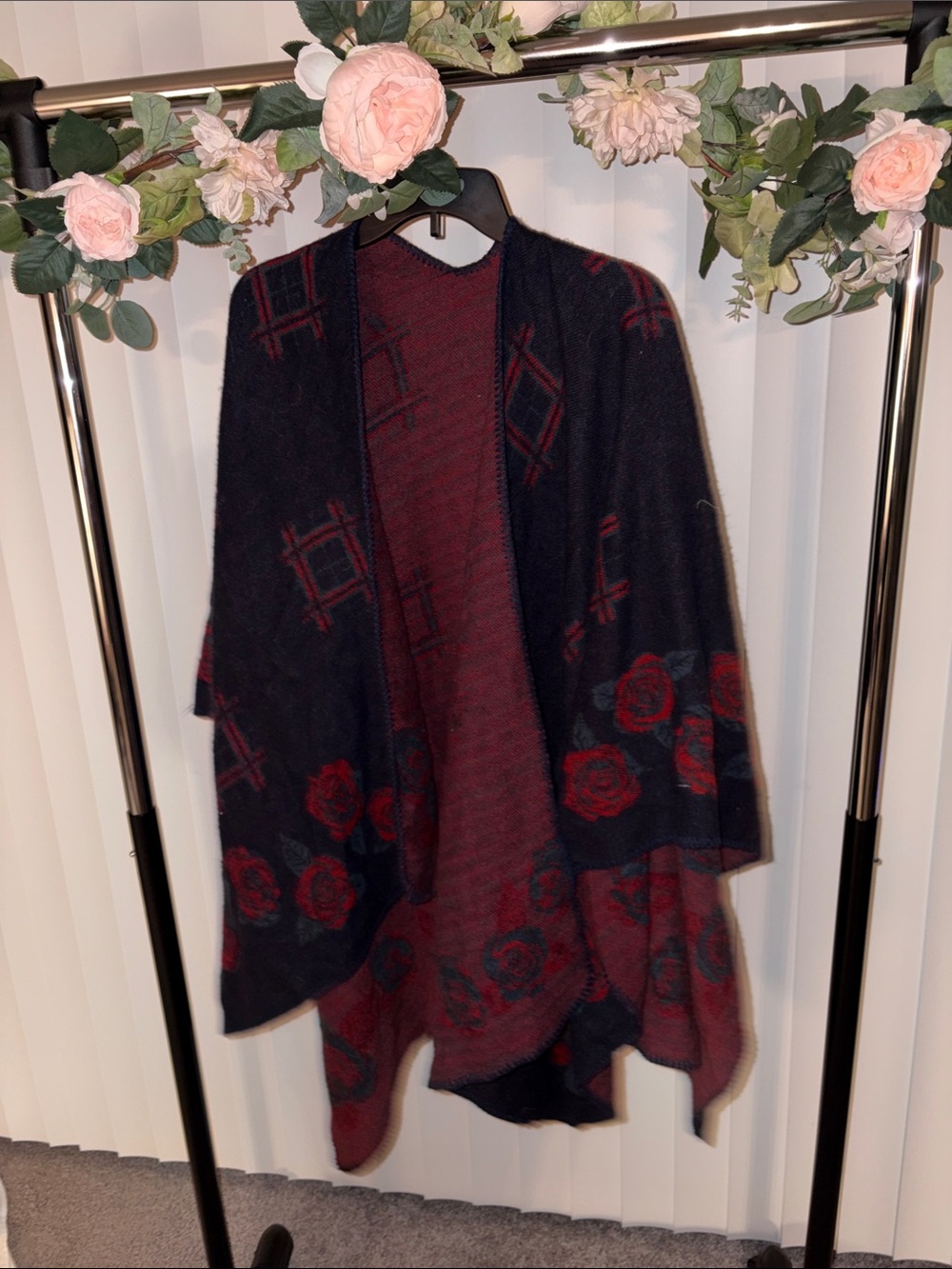 Rose Knit Wrap